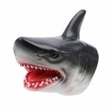 Plastic Shark Hand Puppet for Story TPR Animal Head Gloves Kids Toys Gift Animal Head Figure Vividly Kids Toy Model Gifts