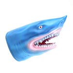 Plastic Shark Hand Puppet for Story TPR Animal Head Gloves Kids Toys Gift Animal Head Figure Vividly Kids Toy Model Gifts