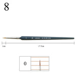 1 Piece Paint Brush Miniature Detail Fineliner Nail Art Drawing Brushes Wolf Half Paint Brushes For Acrylic Painting Supplies