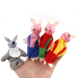 Hand Puppets Doll Animal for Kids Children Theater Baby Plush Toy Family Finger Puppets Set Cloth Doll Baby Christmas Marionette