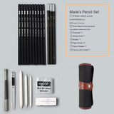 Marie's sketch pencil set sketch pen drawing pencil set beginner student professional full set of sketch pen art supplies