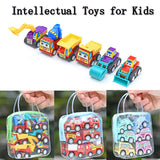 Racing Cars Set Race Car Truck Vehicle Mini Small Pull Back Car Toy Xmas Toy Box for Boys Christmas Gift 6 Pcs маленькие машинки