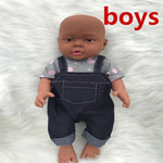 41CM Baby Kids Reborn Baby Doll Soft Vinyl Silicone Lifelike Sound Laugh Cry Newborn Baby Toy for Boys Girls Birthday Gift