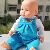 41CM Baby Kids Reborn Baby Doll Soft Vinyl Silicone Lifelike Sound Laugh Cry Newborn Baby Toy for Boys Girls Birthday Gift