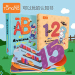 56 pages Baby Learning book Children alphabet learning counting 123 alphabet ABC book english Learning card Toys