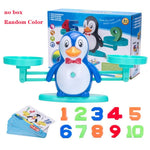 Math Match Game Board Toys Monkey Cat Match Balancing Scale Number Balance Game Kids Educational Toy to Learn add and subtract