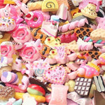 Craft jewelry craft decoration kids craft Arts & Crafts toys DIY resin cabochon accessories gift jewelry simulation cake dessert