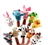 12Pcs /10 PCS Baby Toys Family Finger Puppets Stuffed Plush Cloth Doll Baby Educational Hand Animal Cute Toy