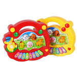 Baby Kids Developmental Educational Music Musical Animal Farm Piano Sound Toy Sounding Keyboard Piano Baby Playing Type