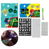 Light Drawing Pad Kids Luminescent Drawing Board Glowing Magic Graffiti Painting Writing Educational Toy