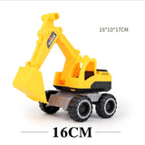 Baby Shining Toy Car Engineering Car Excavator Model Tractor Toy Dump Truck Model Classic Toy Vehicles Mini Gift for Boy