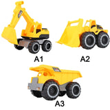 Baby Shining Toy Car Engineering Car Excavator Model Tractor Toy Dump Truck Model Classic Toy Vehicles Mini Gift for Boy