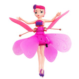 Fairy Doll Children's New Flower Fairy Cartoon Inductive Flying Machine Strange Gesture Sensing Flitter Dolls For Kids xmas Gift