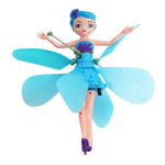 Fairy Doll Children's New Flower Fairy Cartoon Inductive Flying Machine Strange Gesture Sensing Flitter Dolls For Kids xmas Gift