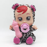 Electric Silicone Crying Baby Doll, Sound, Dressing Doll Toy Gift For Children