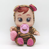 Electric Silicone Crying Baby Doll, Sound, Dressing Doll Toy Gift For Children