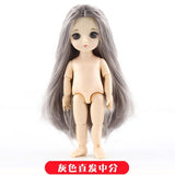 13 Moveable Jointed 15cm 1/12 BJD Dolls Toys BJD Baby Doll Naked Nude Women Body Fashion Dolls Toys for Girls Gift Normal Skin