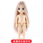 13 Moveable Jointed 15cm 1/12 BJD Dolls Toys BJD Baby Doll Naked Nude Women Body Fashion Dolls Toys for Girls Gift Normal Skin