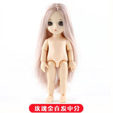 13 Moveable Jointed 15cm 1/12 BJD Dolls Toys BJD Baby Doll Naked Nude Women Body Fashion Dolls Toys for Girls Gift Normal Skin