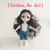 13 Moveable Jointed 15cm 1/12 BJD Dolls Toys BJD Baby Doll Naked Nude Women Body Fashion Dolls Toys for Girls Gift Normal Skin