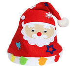 1PCS  Children DIY Creative Nonwoven fabric Hats Christmas Gift Creative Decoration Supplies Kids DIY Handmade Crafts Art Toys