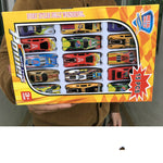 15pcs/set Kids Toys Automobile Toys Alloy Racing Car Model Collection Mini Type Vehicle Model