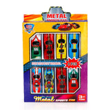 15pcs/set Kids Toys Automobile Toys Alloy Racing Car Model Collection Mini Type Vehicle Model