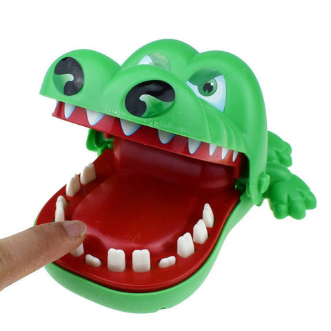 L size Biting Crocodile Dentist Lucky Monster Joke gadgets party Travel game for kids Children adult Family Halloween toy game