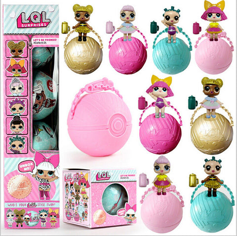 1Pc Surprise Ball LOL Lil Outrageous 7 Layers Series 1 Doll Blind Mystery Ball Toys Random Color