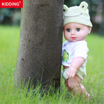 30cm Newborn Baby Doll Soft Stuffed Simulation Doll Toys for Children Educational Life like Babies Dolls  with voice box