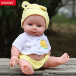 30cm Newborn Baby Doll Soft Stuffed Simulation Doll Toys for Children Educational Life like Babies Dolls  with voice box