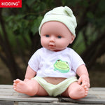 30cm Newborn Baby Doll Soft Stuffed Simulation Doll Toys for Children Educational Life like Babies Dolls  with voice box