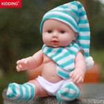 30cm Newborn Baby Doll Soft Stuffed Simulation Doll Toys for Children Educational Life like Babies Dolls  with voice box