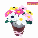 Art and Crafts Toy for Kids DIY Flower Pot Potted Plant Kindergarten Learning Education Toys Montessori Teaching Aids