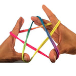 3 Pcs Kids Rainbow Colour Fumble Finger Thread Rope String Game Developmental Toy Puzzle Educational Game for Children Kids