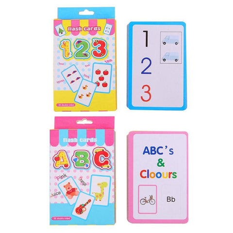 ABC English Alphabet Card 123 Writing Card Kids Literacy Educational Toys Cards Cognitive Toys Christmas Gifts