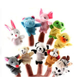 2019 3Sets Family Finger Puppets Stuffed Plush Cloth Doll Baby Educational Hand Animal Cute Toy Gift for Kids 12/10/6PCS