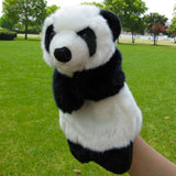 Animal Hand Puppet Marioneta Puppet Dolls Plush Elephant Panda Cat Hand Doll Learning Baby Toys Marionetes Fantoche Puppets