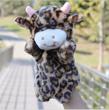 Animal Hand Puppet Marioneta Puppet Dolls Plush Elephant Panda Cat Hand Doll Learning Baby Toys Marionetes Fantoche Puppets