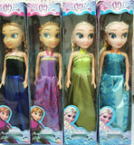 2017 Baby Dolls Anna Elsa Dolls Mini Elsa Doll Kids Toys Snow Queen Princess  carttoon dolls children gift Girls birthday