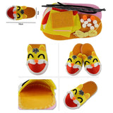 DIY Handmade Cartoon slippers sewing kit,Non-woven Fabric Shoes kids Art & Crafts Kindergarden Montessori Educational Kid Toys