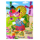 12 Style 3D Children Puzzle DIY Crystal Mosaic Sticker Kids Children Kindergarten Early Educational Arts and Crafts Toys