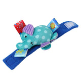 Wrist Strap Rattles Animal Socks Toy New A Pair 2pcs/set Baby Infant Soft Handbells Hand Foot Developmental Toys 0-12Months