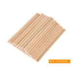 50Pcs DIY Wooden Stick Popsicle Ice Cream Sticks Colorful Hand Crafts Art Creative Educational Toys For Children Kids Baby