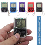 Mini Classic Game Machine Children's Handheld Retro Nostalgic Mini Game Console With Keychain Tetris Video Game